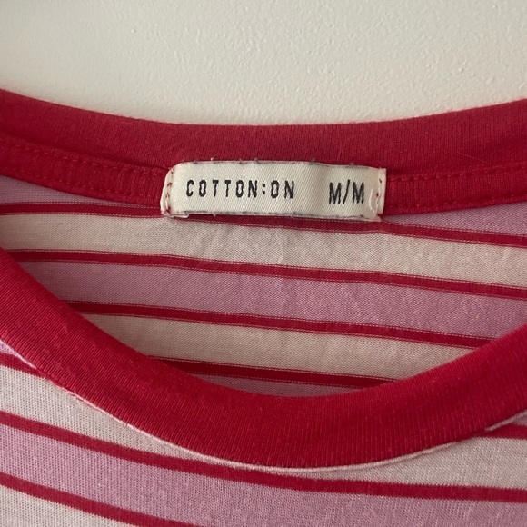Cotton On Striped Basic Tee Medium - Picture 3 of 3